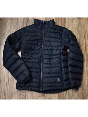 Black Diamond Down Jacket Blend Women's Medium Cold Forge Black Insulated